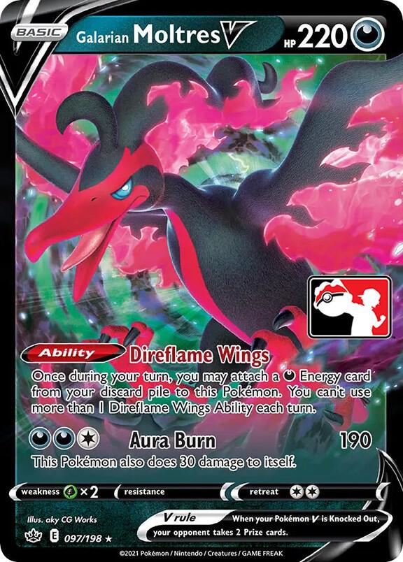 Galarian Moltres V - 097/198 card image