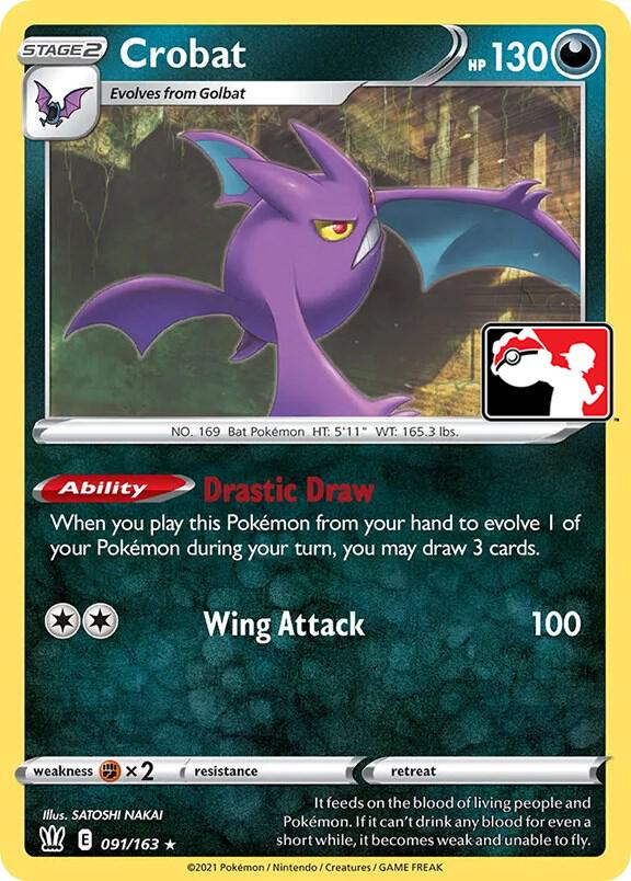 Crobat - 091/163 card image