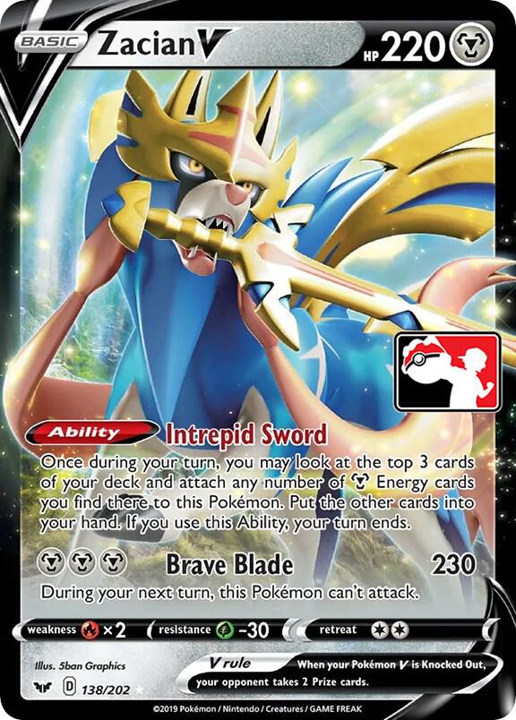 Zacian V - 138/202 card image