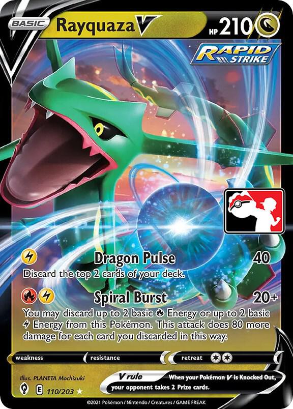 Rayquaza V - 110/203 card image