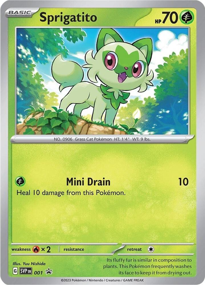 Sprigatito - 001 card image