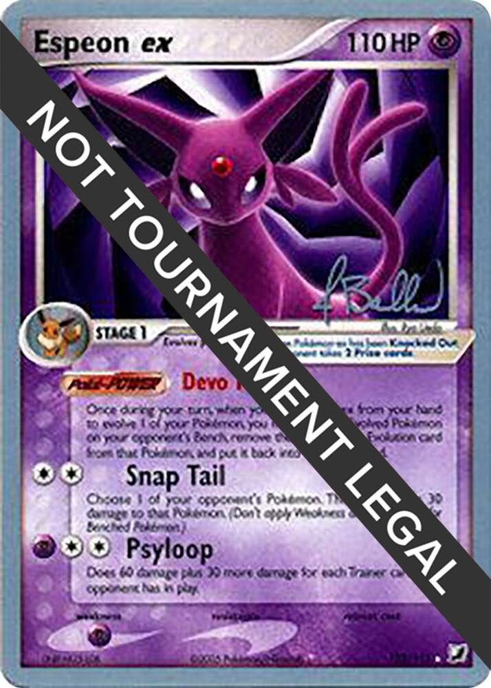 Espeon ex - 2006 (Jimmy Ballard) card image