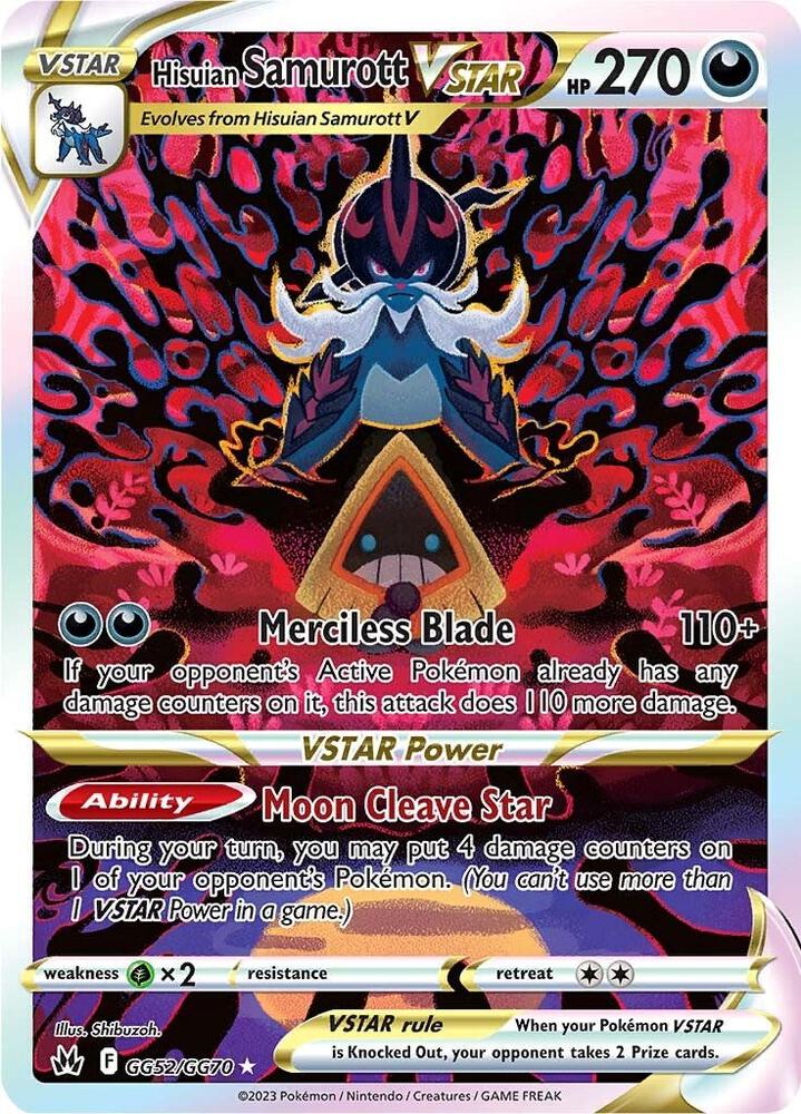 Hisuian Samurott VSTAR card image