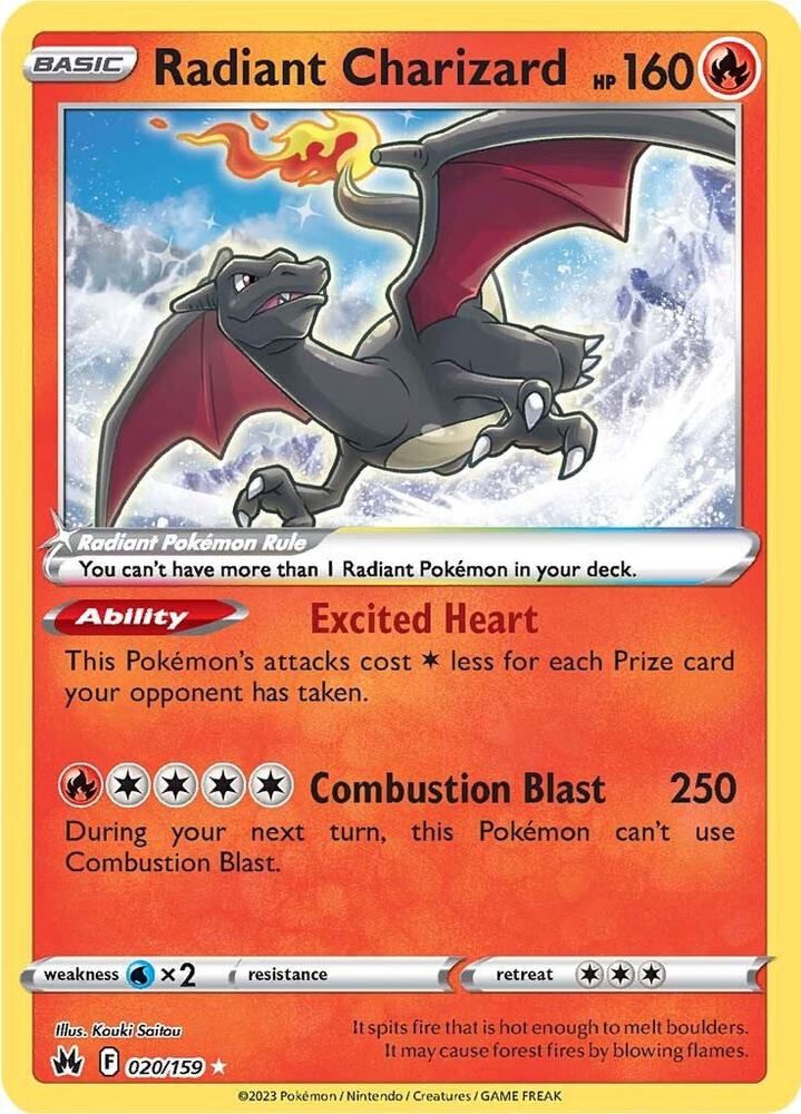 Radiant Charizard card image