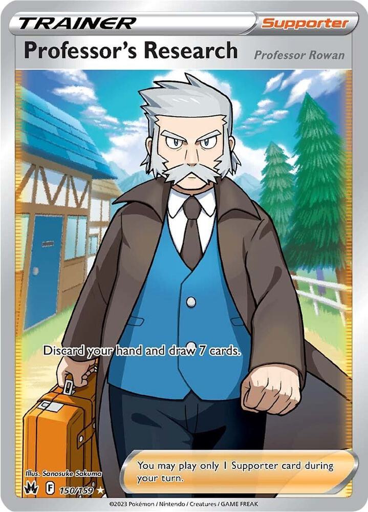 Professor's Research [Professor Rowan] (Full Art) card image