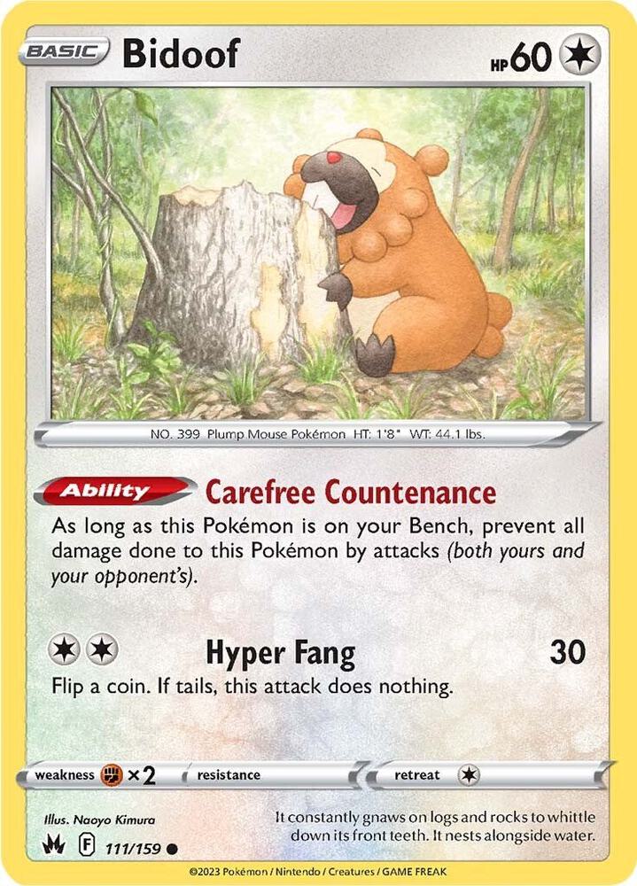 Bidoof card image