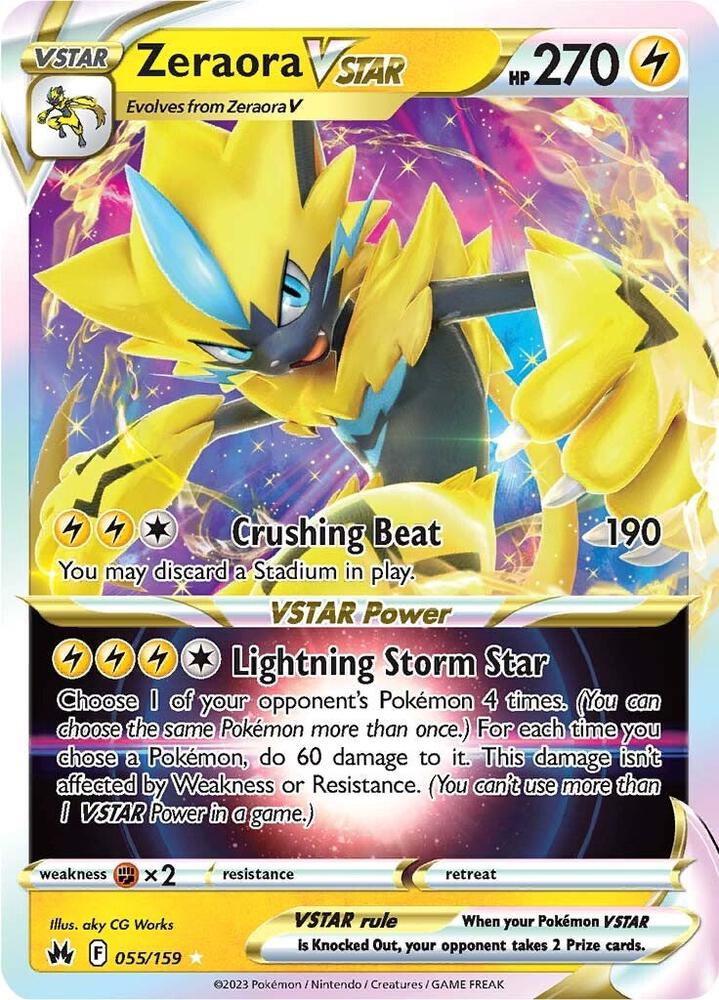 Zeraora VSTAR card image