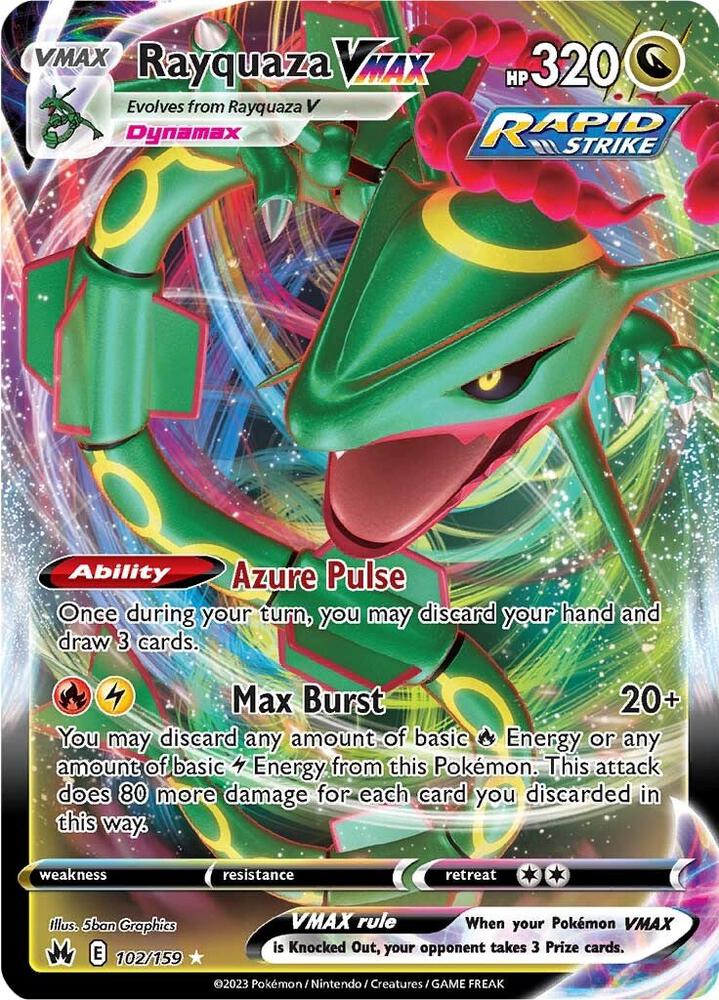 Rayquaza VMAX (102) card image