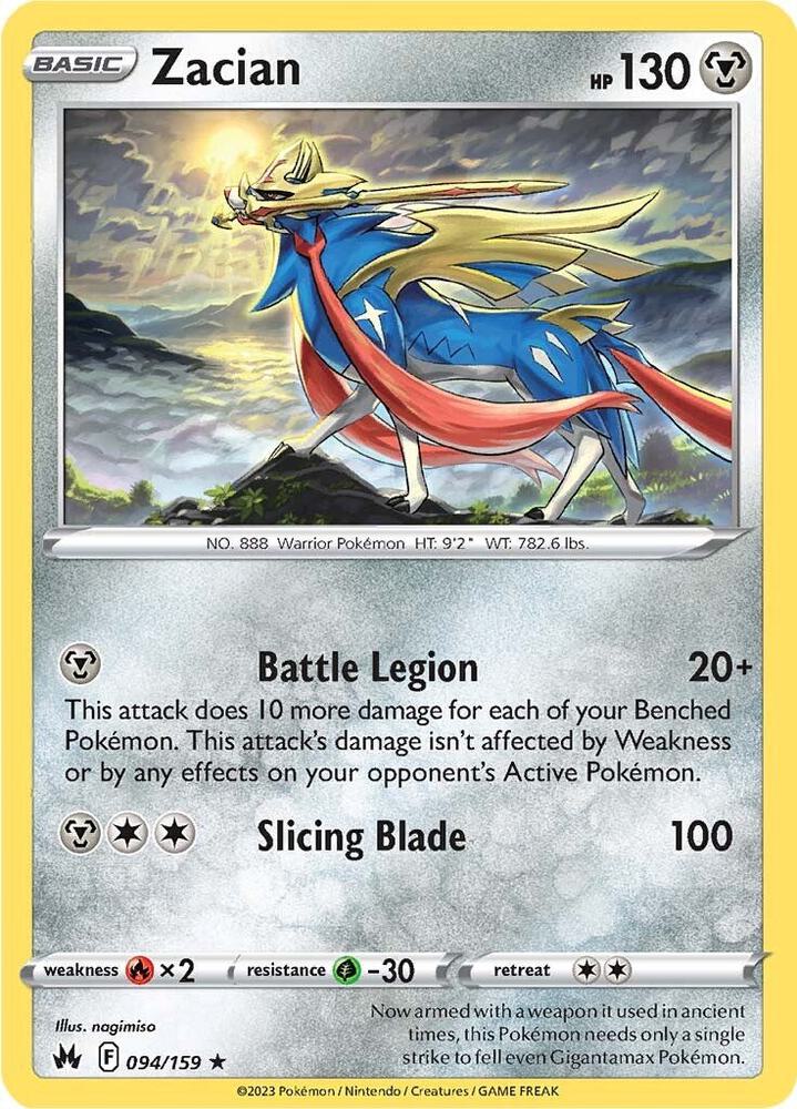 Zacian card image
