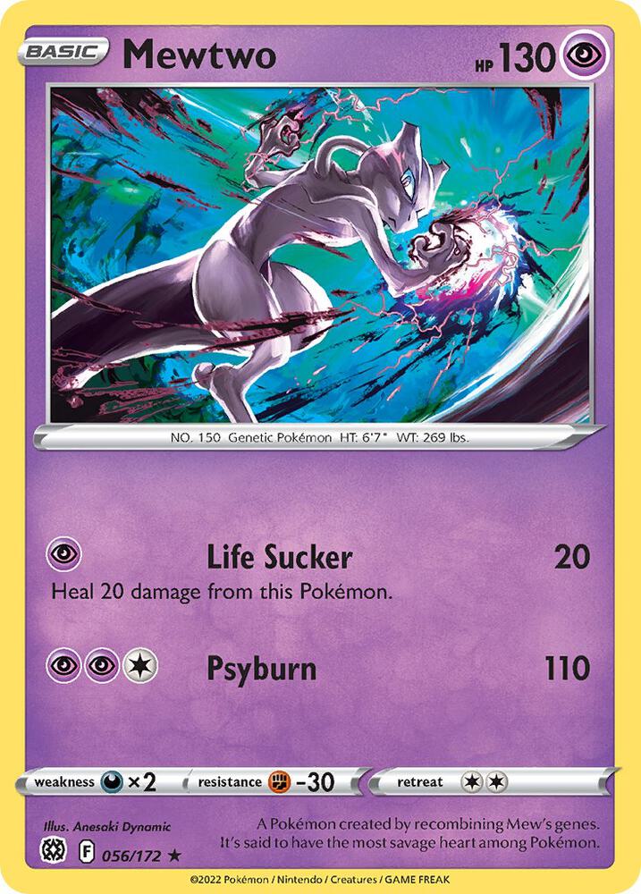 Mewtwo - 056/172 (Cosmos Holo) card image