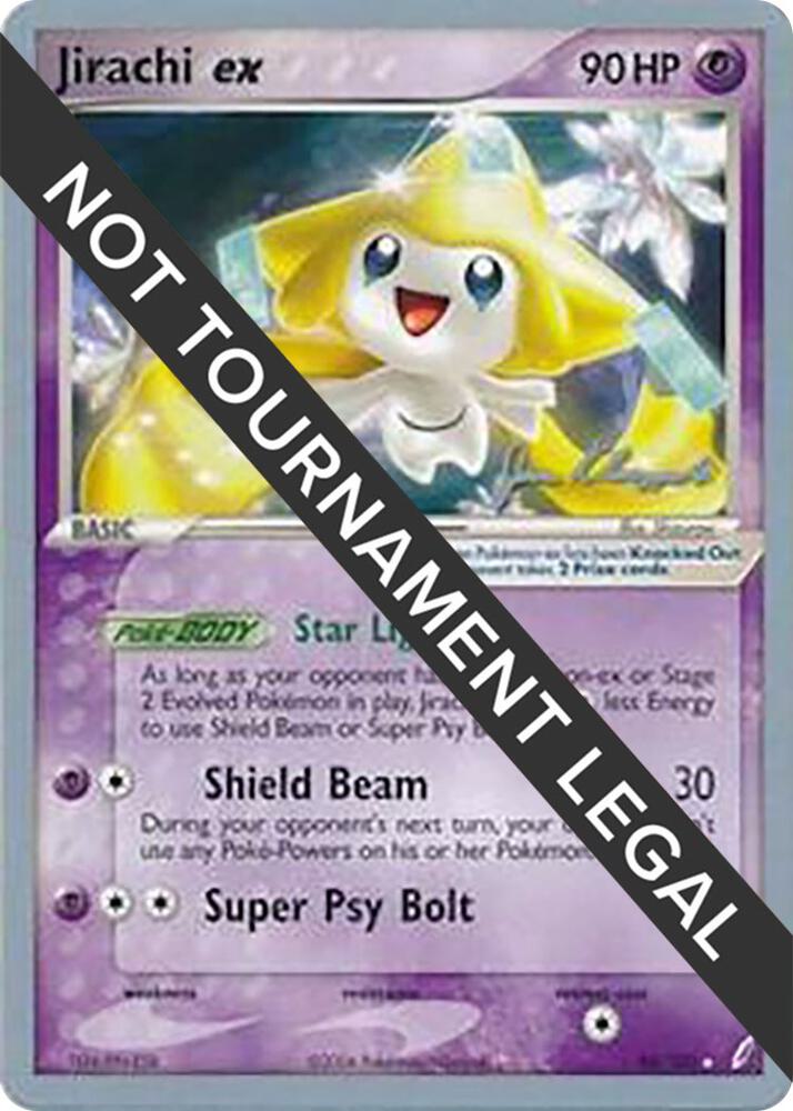 Jirachi ex - 2008 (Jason Klaczynski) card image