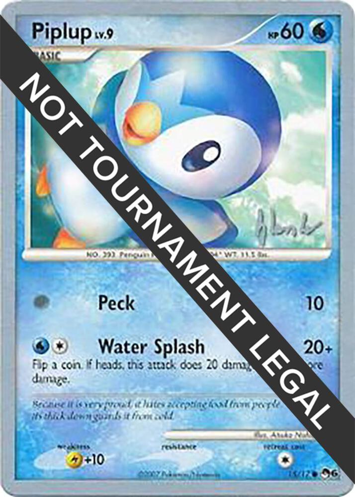 Piplup (15) - 2008 (Dylan Lefavour) card image