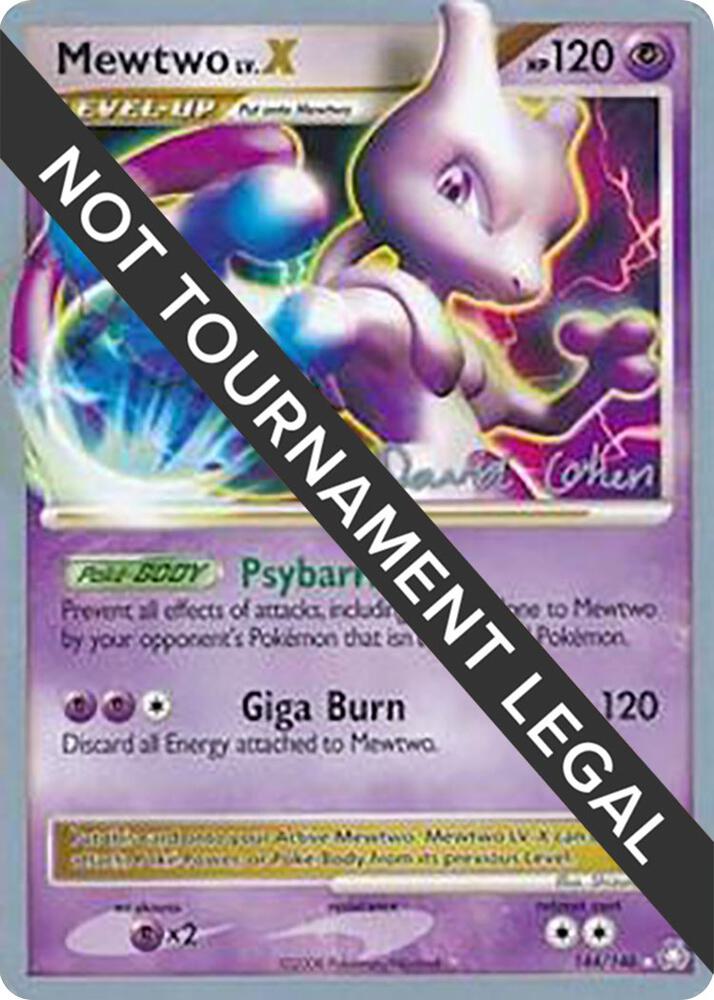 Mewtwo LV.X - 2009 (David Cohen) card image