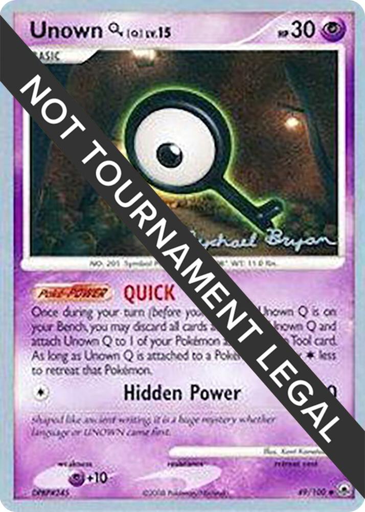 Unown [Q] - 2010 (Mychael Bryan) card image