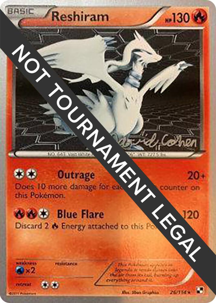 Reshiram - 2011 (David Cohen) card image