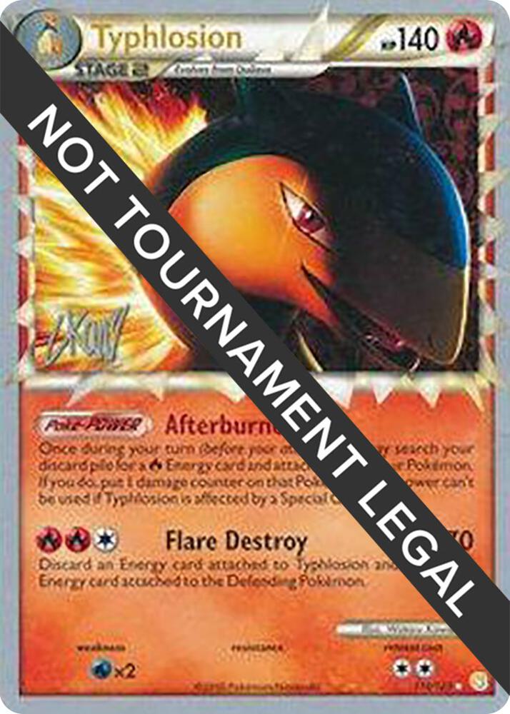 Typhlosion - 2011 (Christopher Kan) card image
