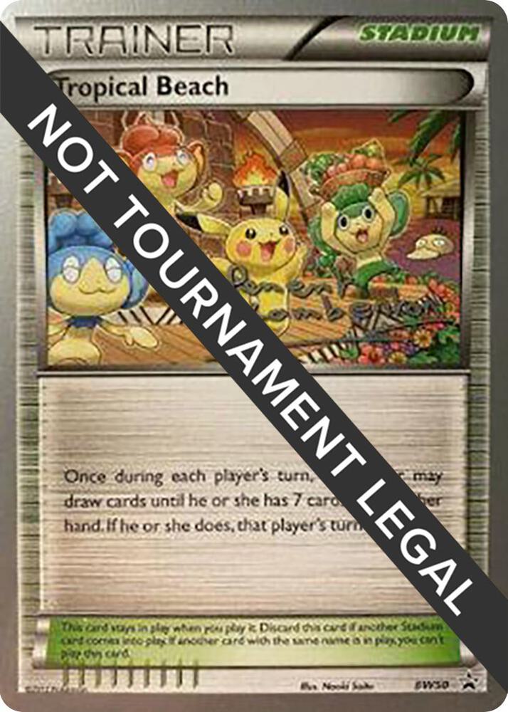 Tropical Beach - 2013 (Clement Lamberton) card image