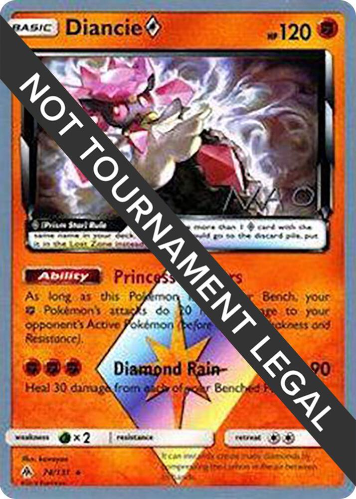 Diancie Prism Star - 2018 (Naohito Inoue) card image