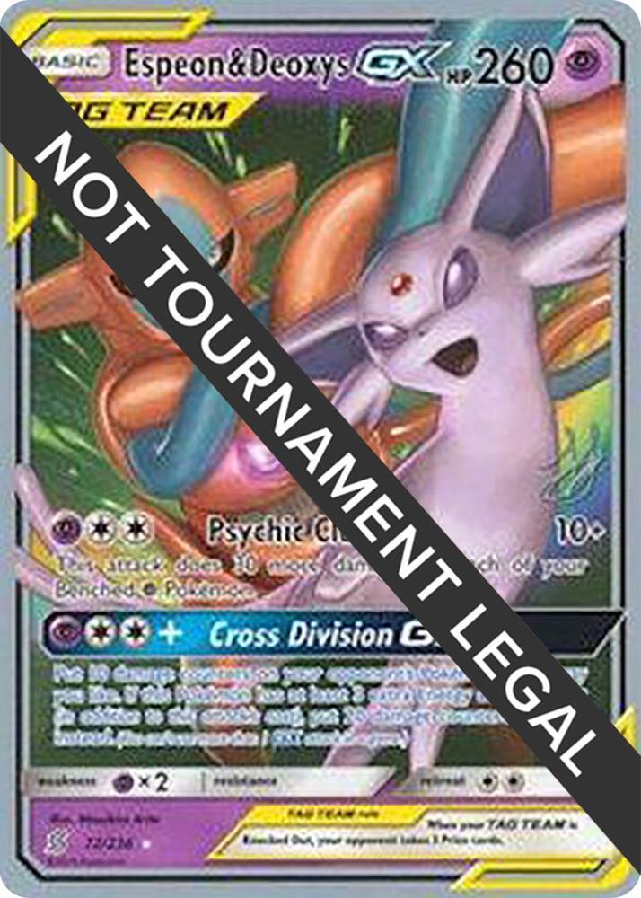 Espeon & Deoxys GX - 2019 (Henry Brand) card image