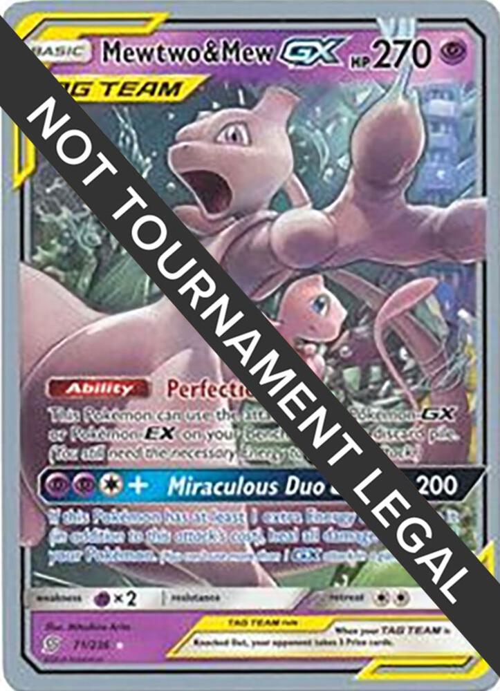 Mewtwo & Mew GX - 2019 (Henry Brand) card image