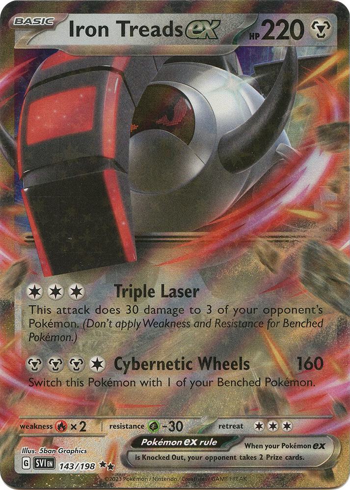 Iron Treads ex - 143/198 card image