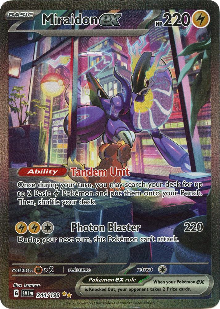 Miraidon ex - 244/198 card image