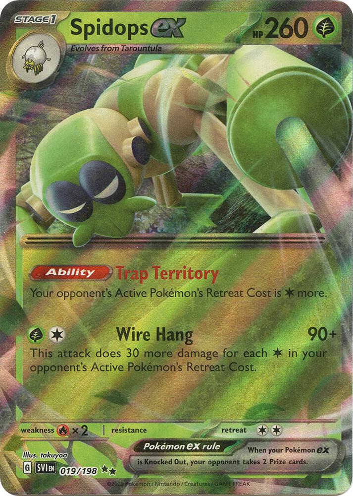 Spidops ex - 019/198 card image