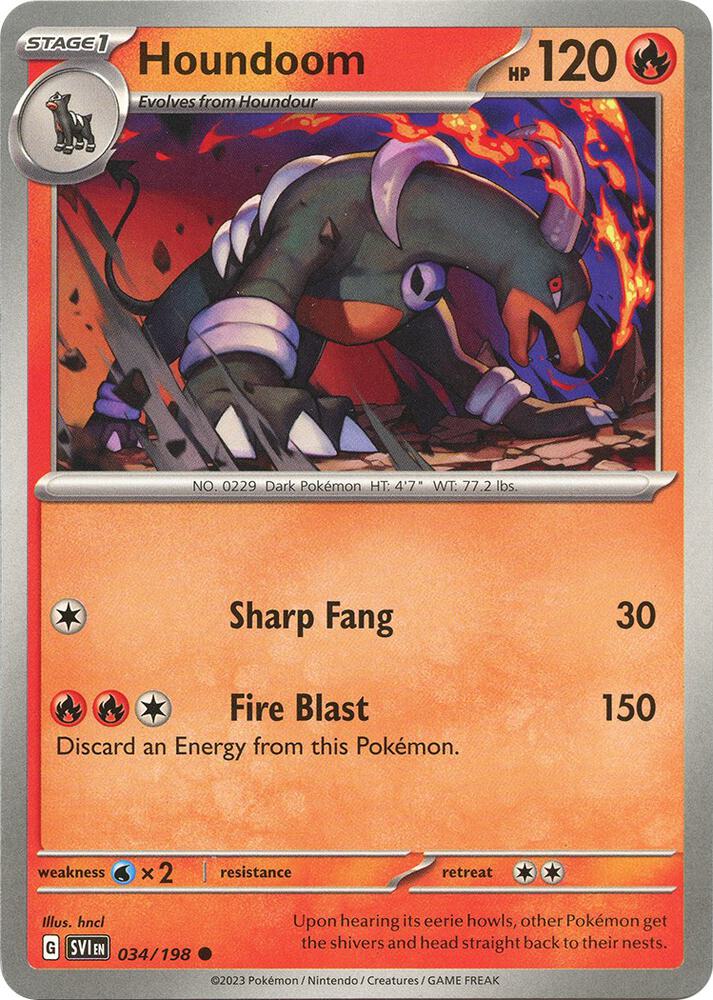 Houndoom - 034/198 card image