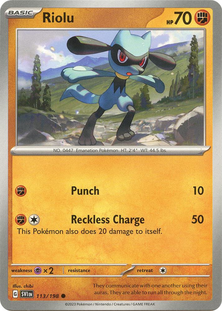Riolu - 113/198 card image