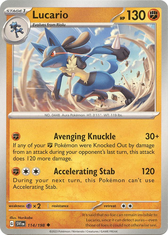 Lucario - 114/198 card image