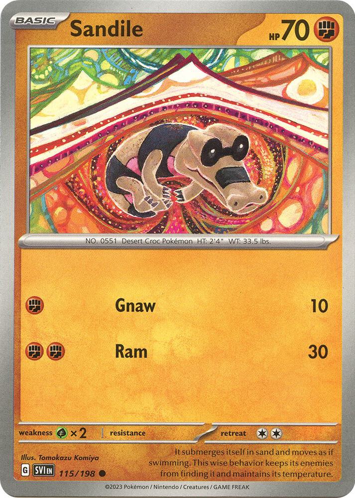 Sandile - 115/198 card image