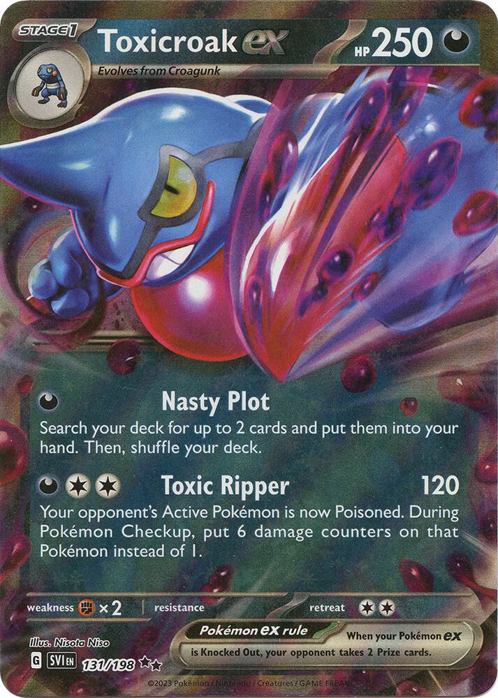 Toxicroak ex - 131/198 card image