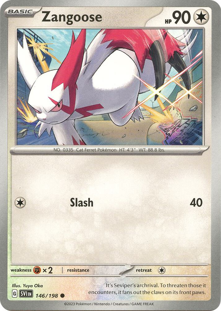 Zangoose - 146/198 card image