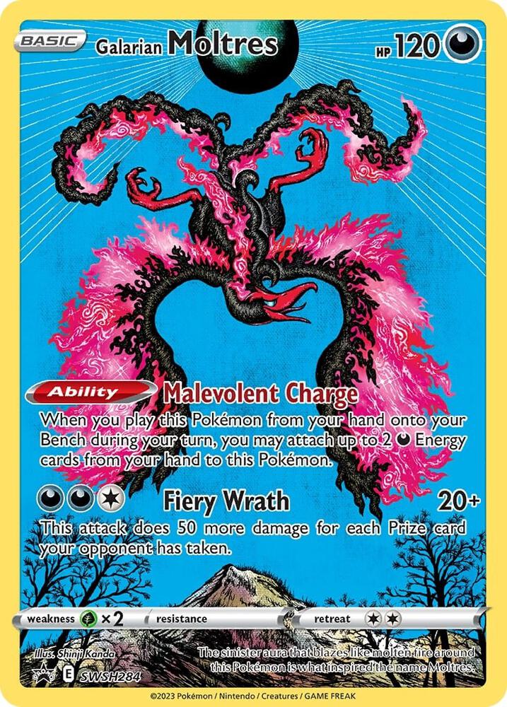 Galarian Moltres - SWSH284 card image