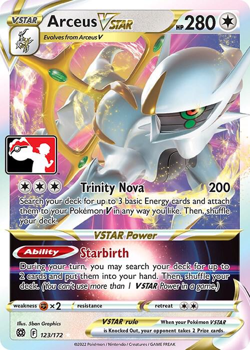 Arceus VSTAR - 123/172 card image
