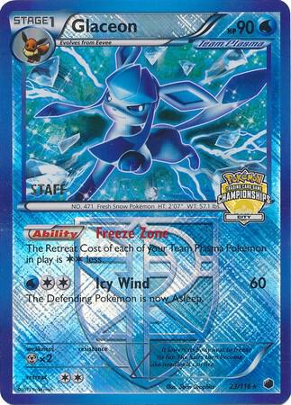 Glaceon - 23/116 (City Championships) [Staff] card image