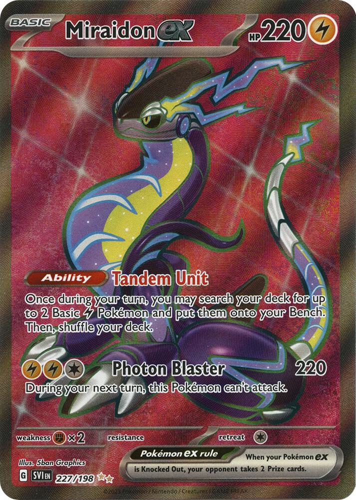 Miraidon ex - 227/198 card image