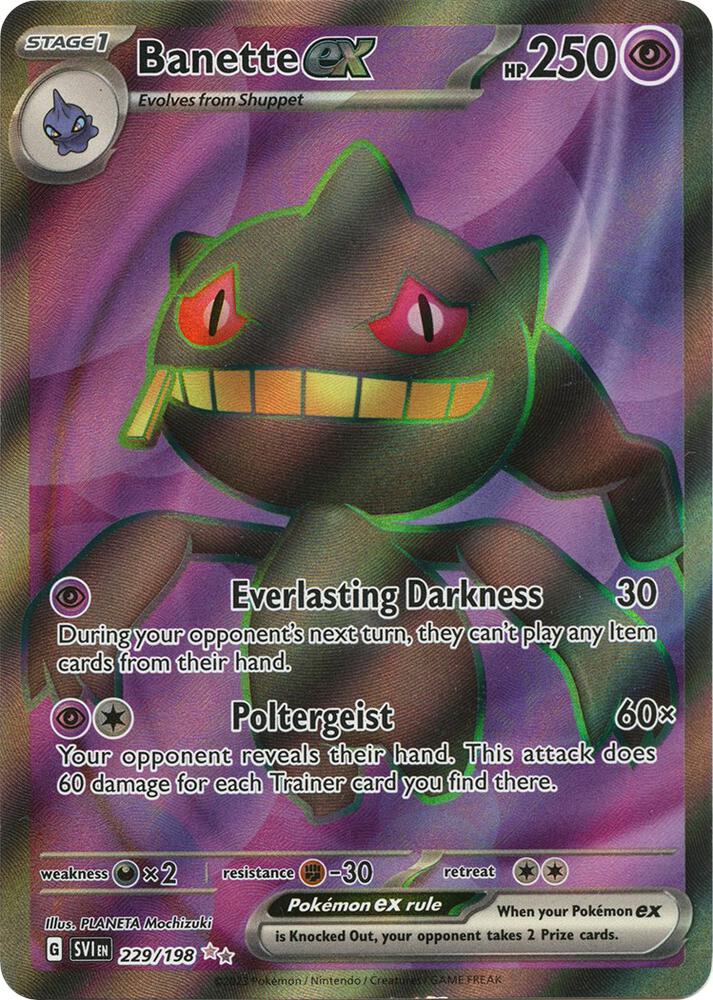 Banette ex - 229/198 card image