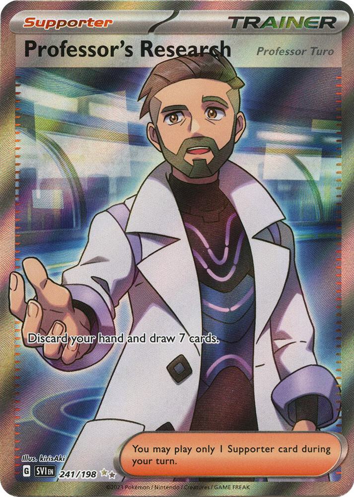 Professor's Research [Professor Turo] - 241/198 card image
