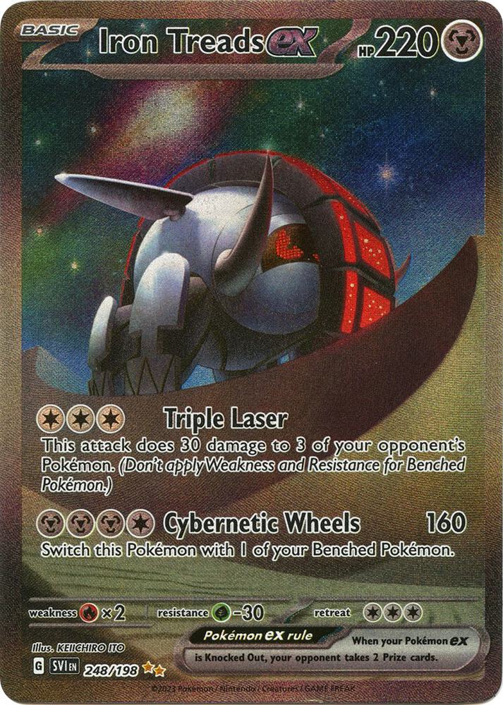 Iron Treads ex - 248/198 card image