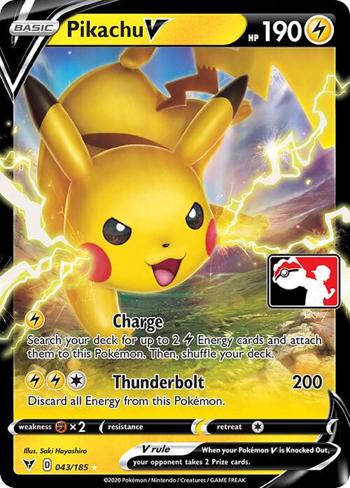 Pikachu V - 043/185 card image