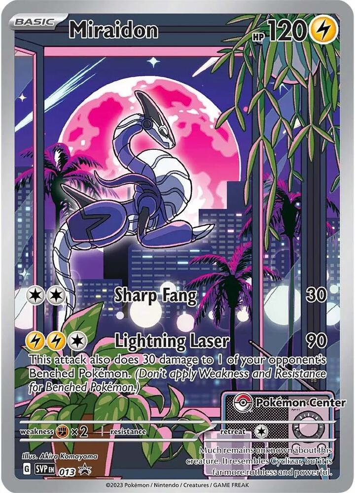 Miraidon - 013 (Pokemon Center Exclusive) card image