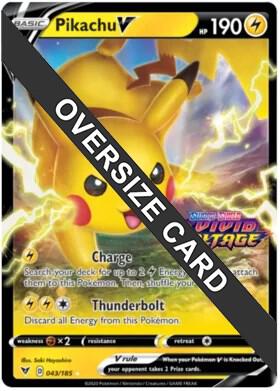 Pikachu V - 043/185 (Vivid Voltage Stamped) card image