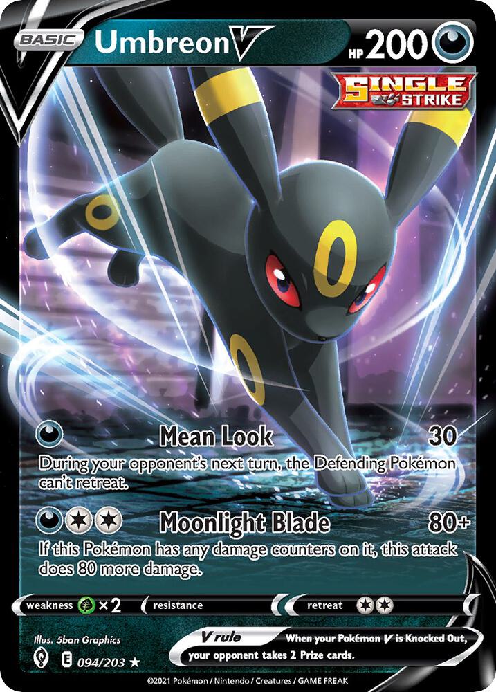 Umbreon V - 094/203 (Non-Holo) card image