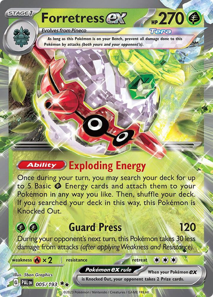 Forretress ex - 005/193 card image