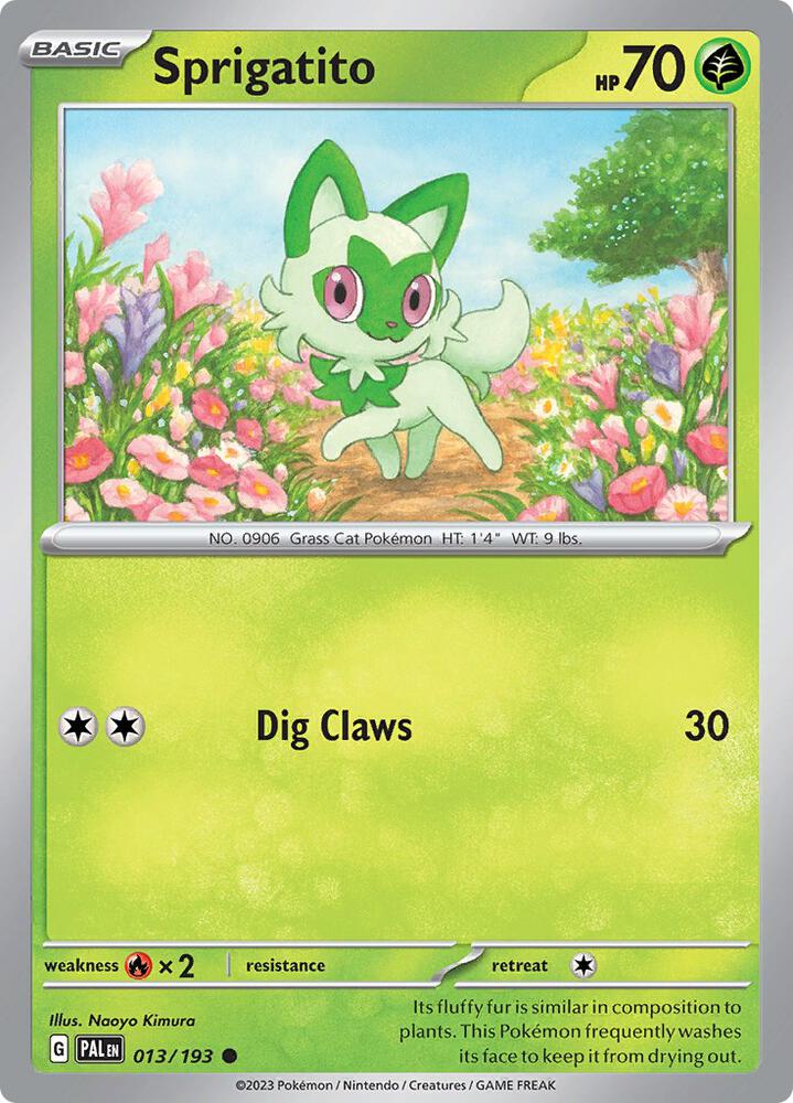 Sprigatito - 013/193 card image