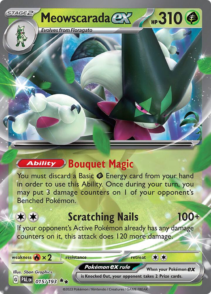 Meowscarada ex - 015/193 card image