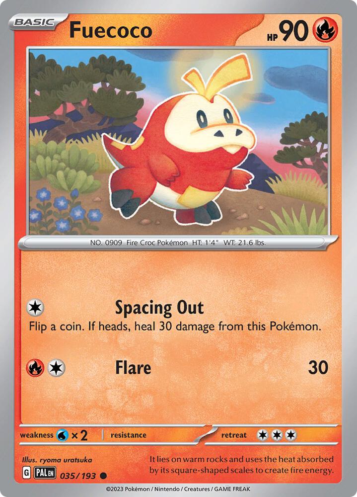 Fuecoco - 035/193 card image
