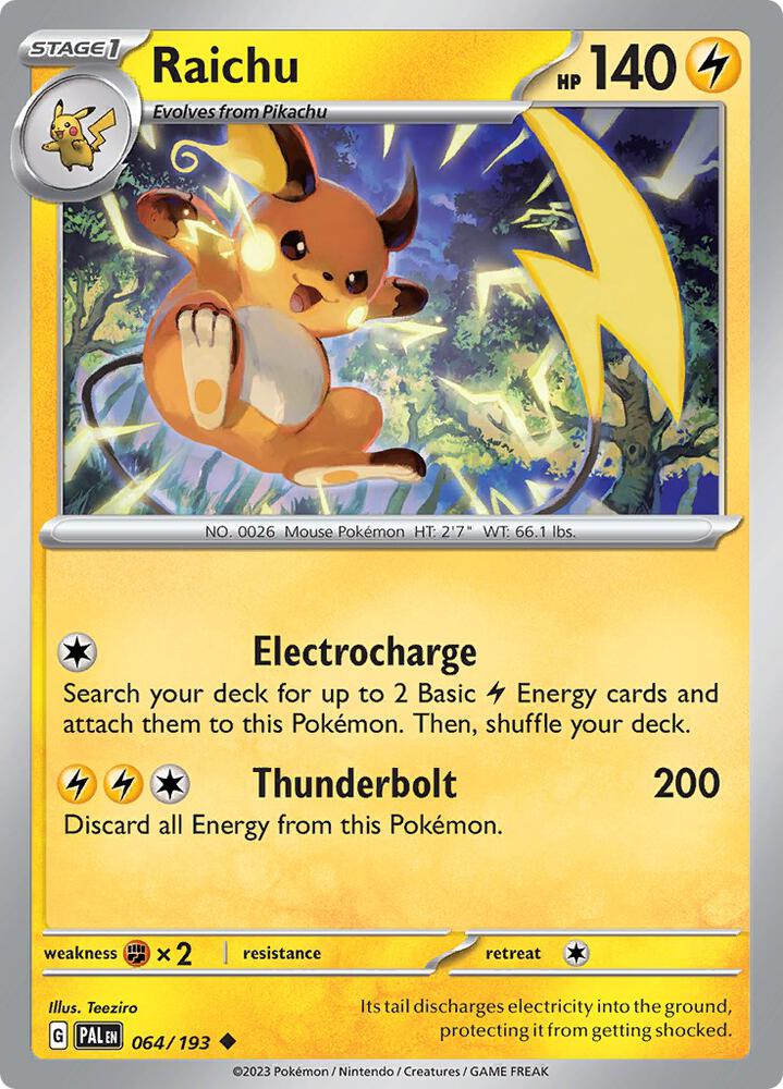Raichu - 064/193 card image