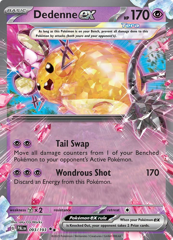 Dedenne ex - 093/193 card image